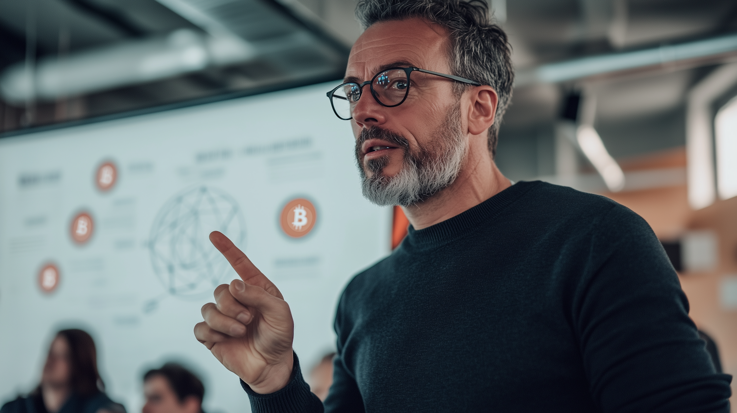 A visual representation of a user transitioning from feeling overwhelmed by complex crypto terms to understanding them clearly, symbolizing the guide's objective.